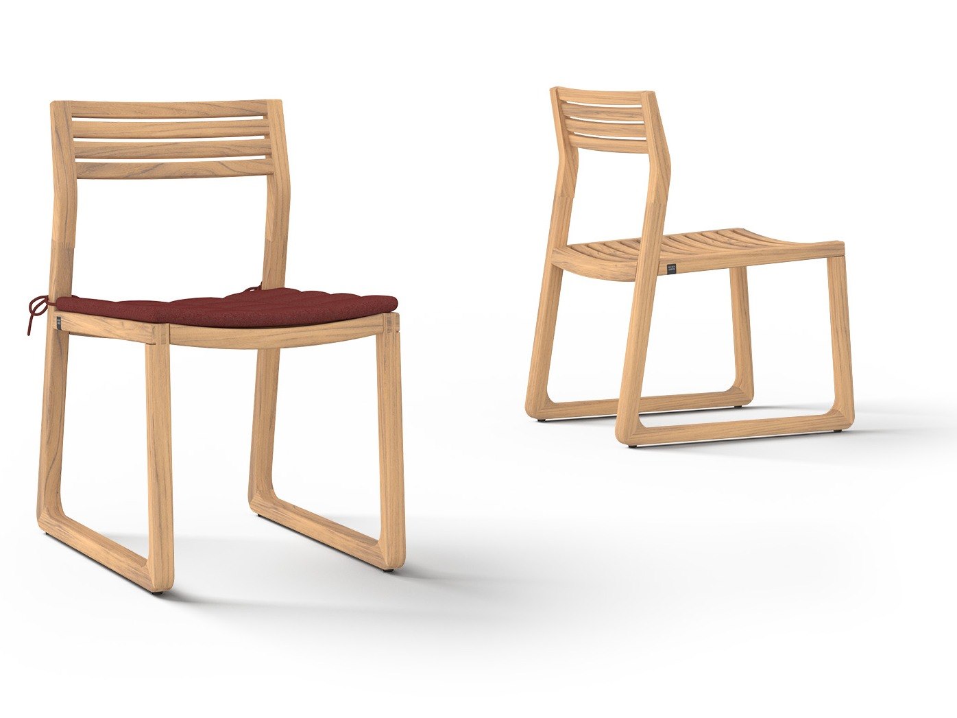 MamaGreen Estate Teak Dining Side Chair
