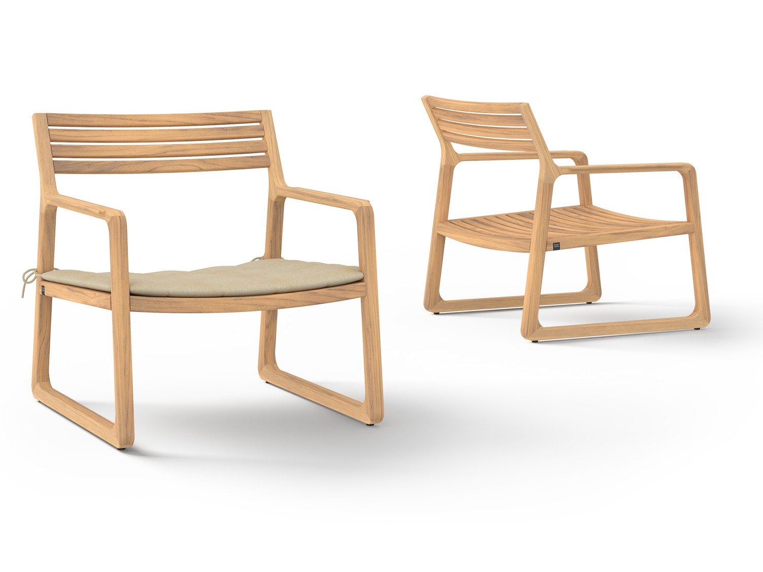MamaGreen Estate Teak Lounge Chair