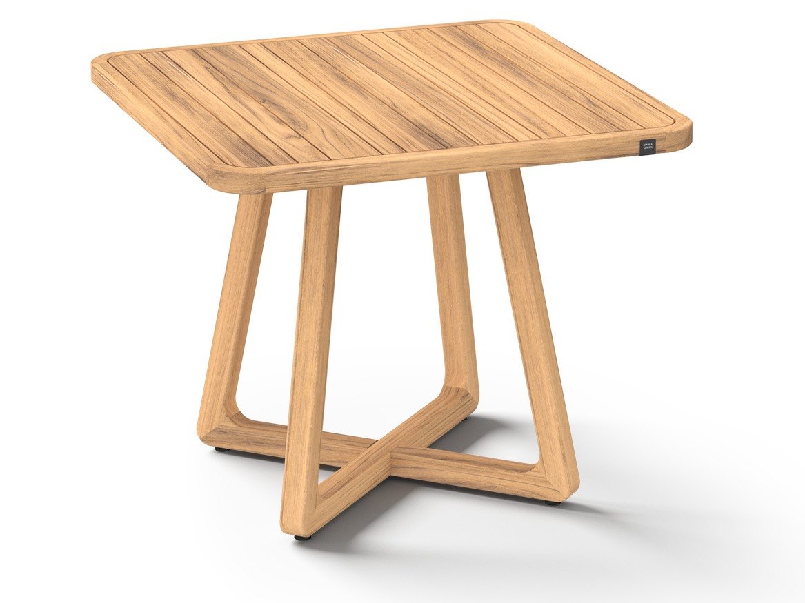 MamaGreen Estate Teak Square Bistro Table