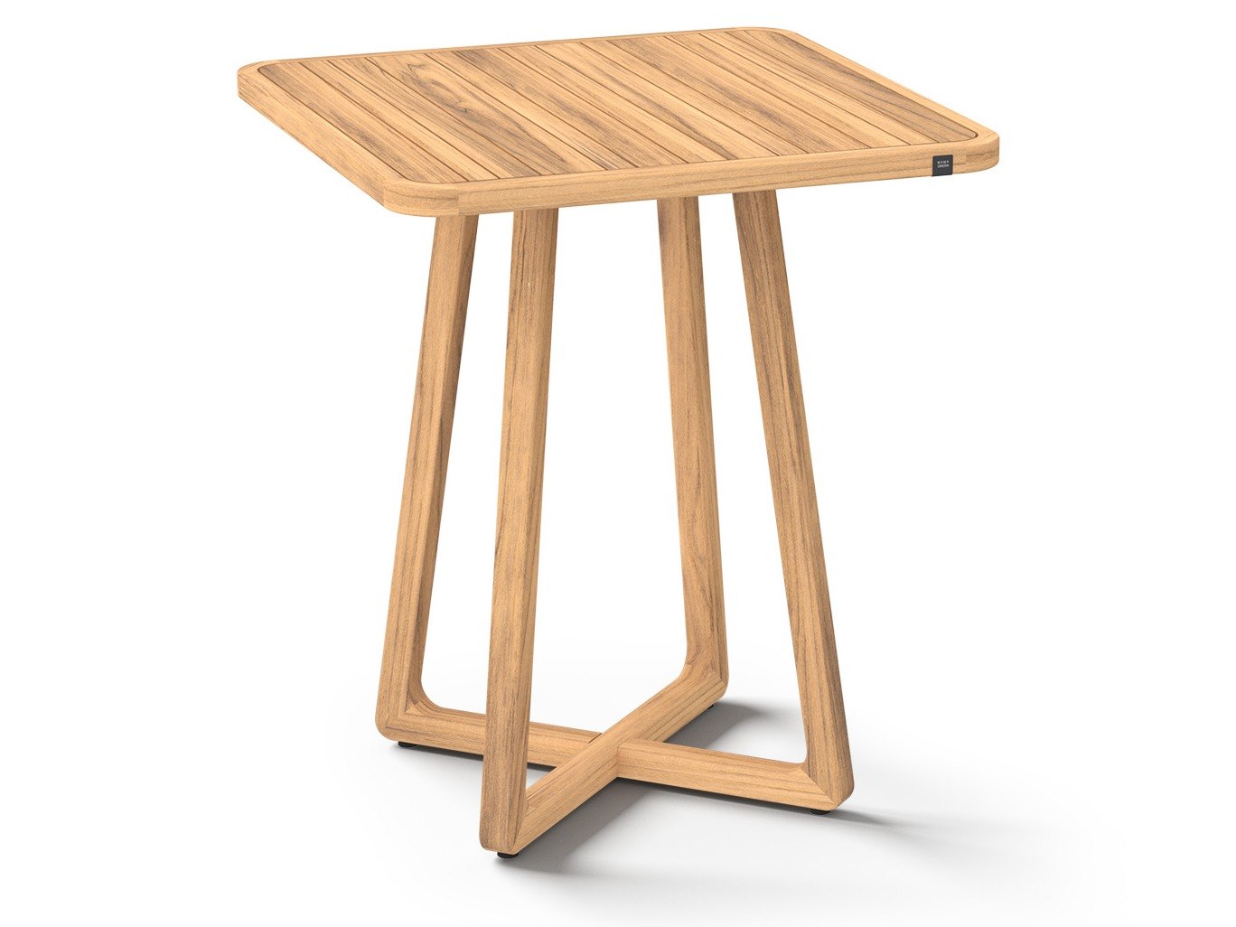 MamaGreen Estate Teak Square Bar Table