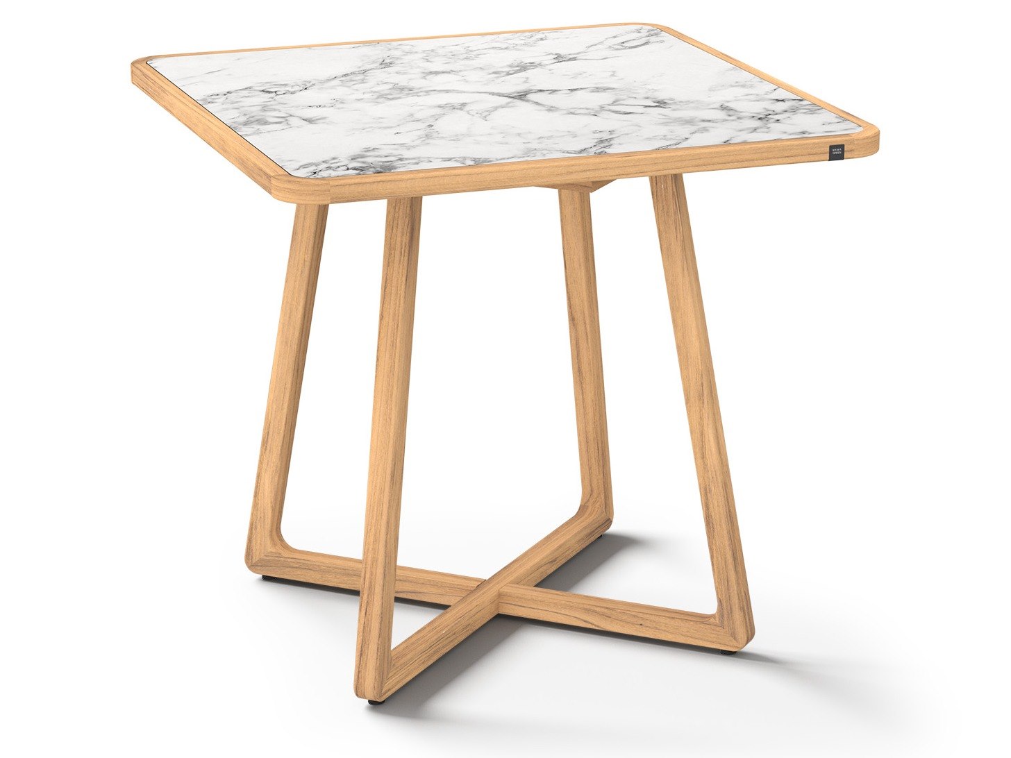 MamaGreen Estate Teak Square HPL Top Bar Table