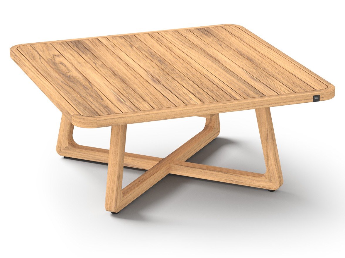 MamaGreen Estate Teak Square Coffee Table