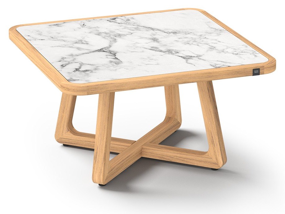 MamaGreen Estate Teak Square HPL Top Coffee Table
