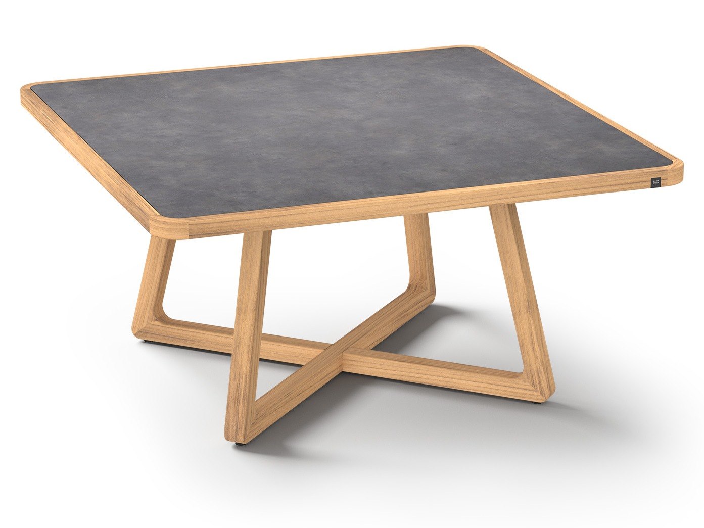 MamaGreen Estate Teak Square HPL Top Dining Table