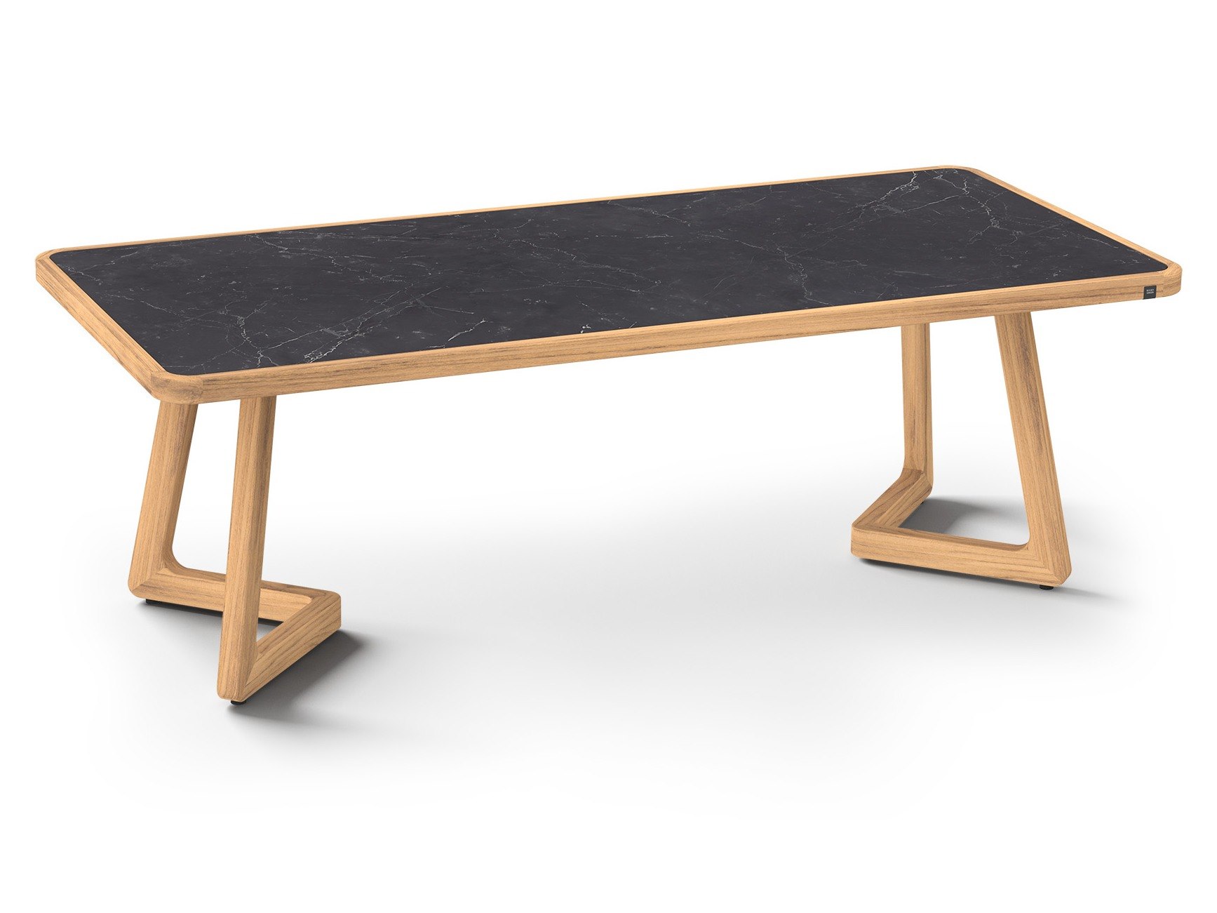 MamaGreen Estate Teak Rectangular HPL Top Dining Table