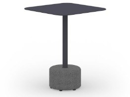 MamaGreen Glyph Aluminum Stone Square Low End Table