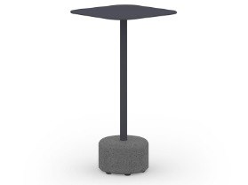 MamaGreen Glyph Aluminum Stone Square Low End Table
