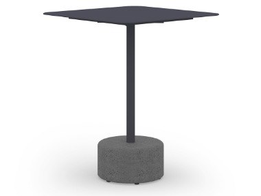 MamaGreen Glyph Aluminum Stone Square Bistro Table