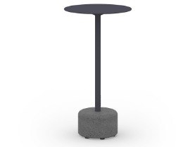 MamaGreen Glyph Aluminum Stone Round Low End Table