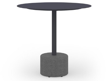 MamaGreen Glyph Aluminum Stone Round Bistro Table