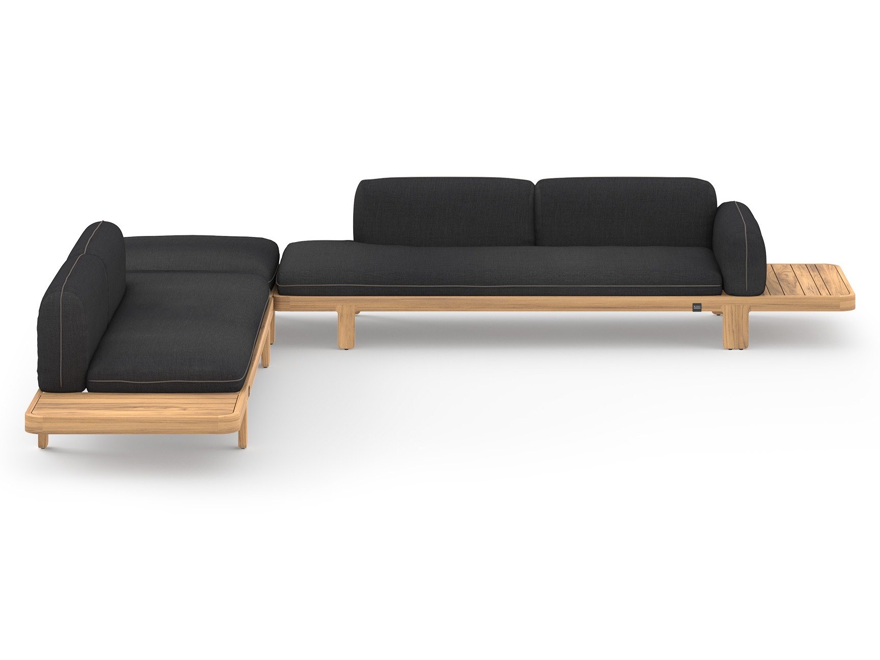 MamaGreen Hacienda Teak Cushion Lounge Set 3B