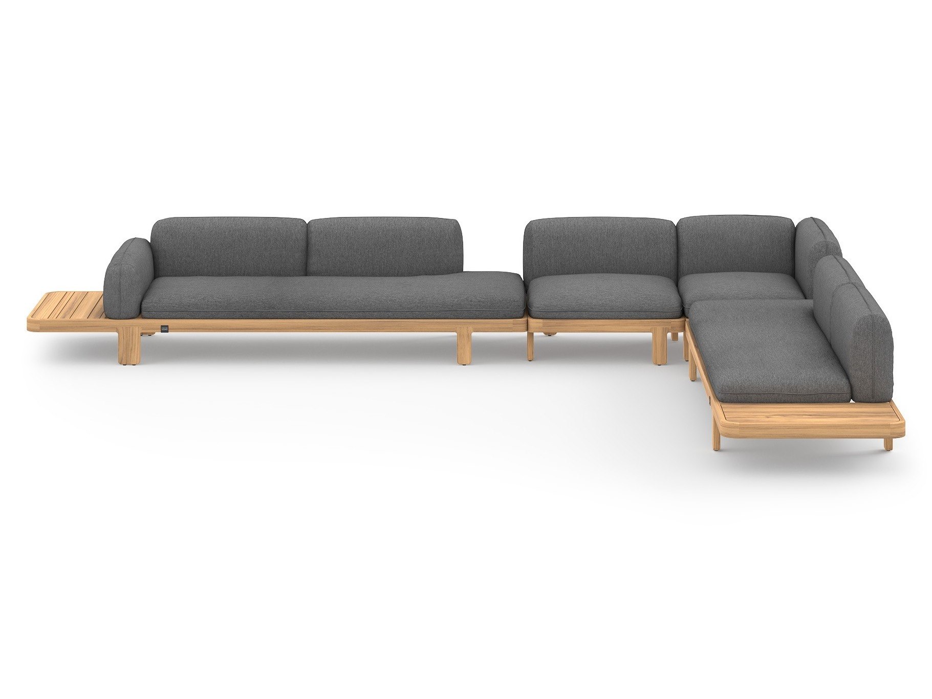 MamaGreen Hacienda Teak Cushion Lounge Set 6