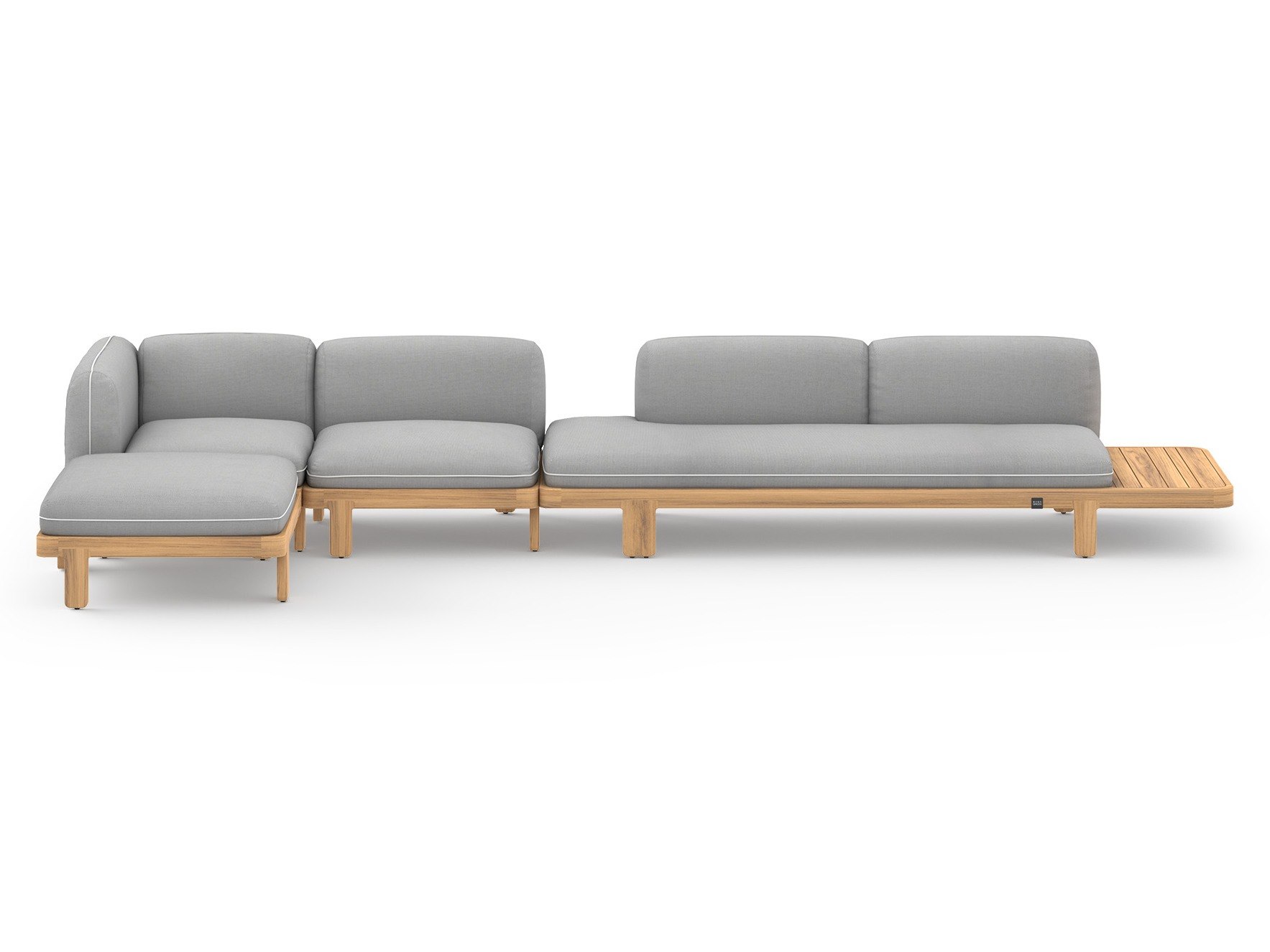 MamaGreen Hacienda Teak Cushion Lounge Set 7