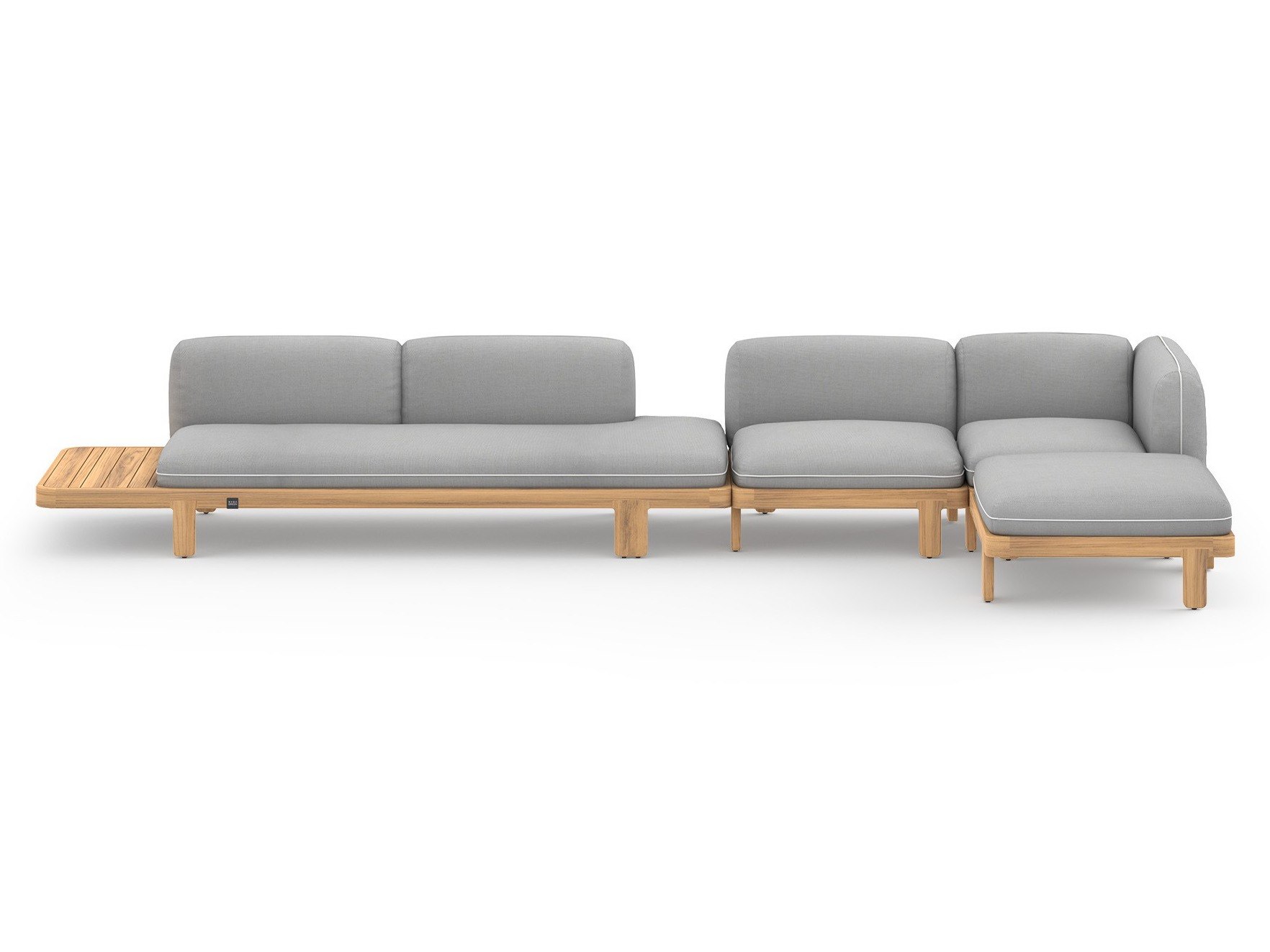 MamaGreen Hacienda Teak Cushion Lounge Set 8