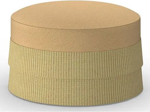 Mamagreen Lorenzo 23.5" Round Fringe Pouf