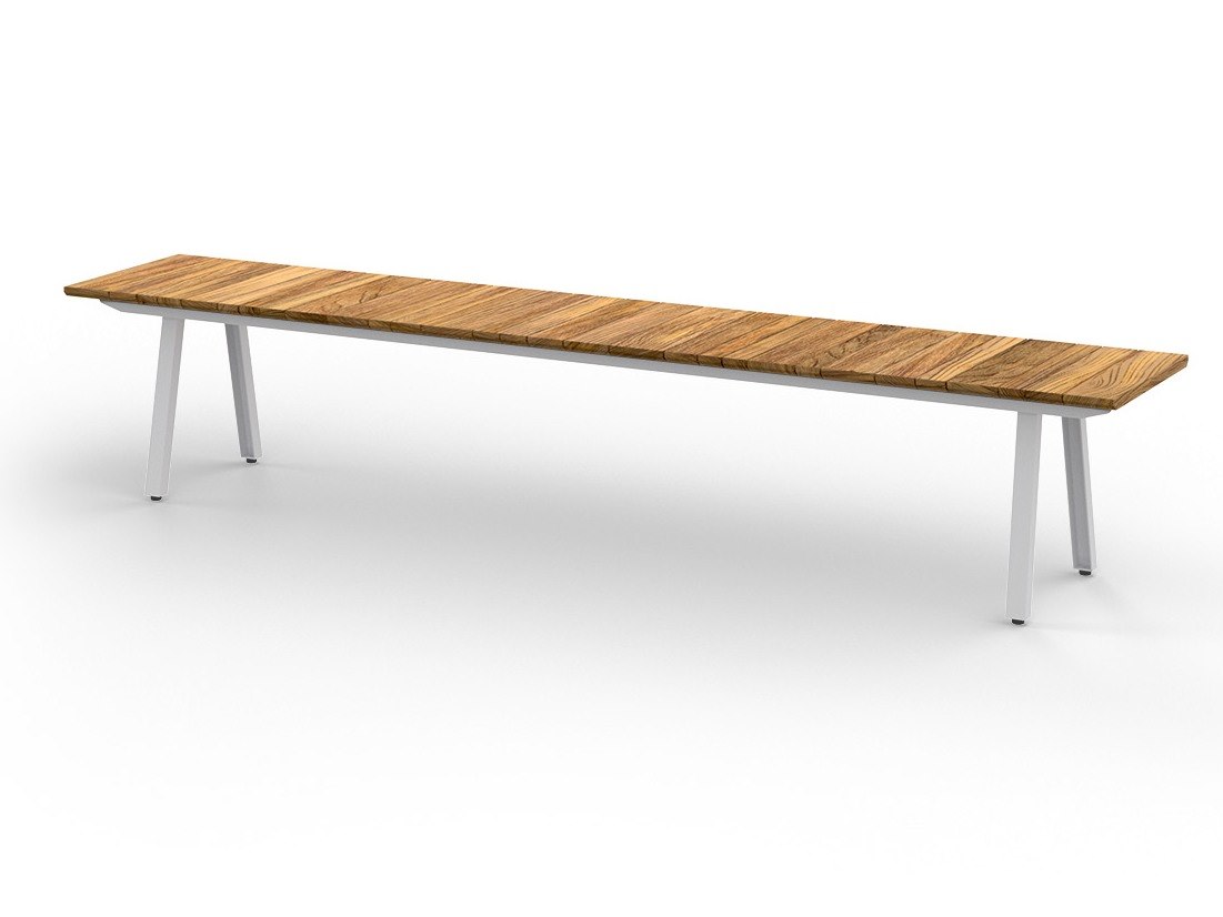 MamaGreen Maxximus Steel Teak Bench