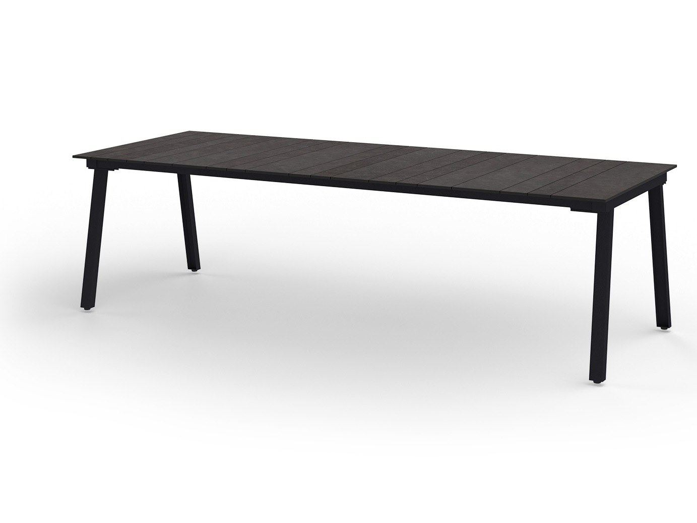 MamaGreen Maxximus Steel Rectangular HPL Top Dining Table