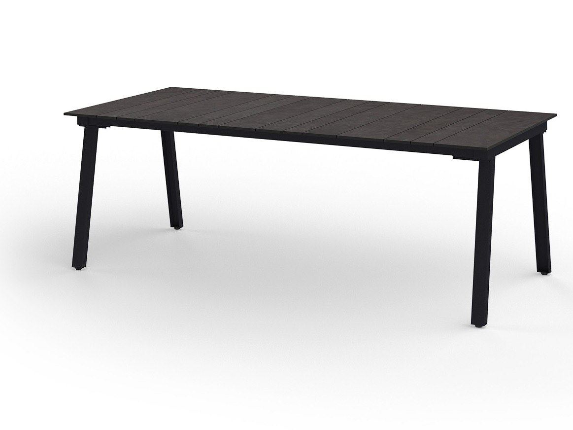 MamaGreen Maxximus Steel Rectangular HPL Top Dining Table