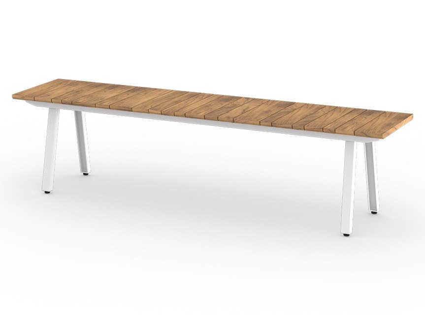 MamaGreen Maxximus Steel Teak Bench