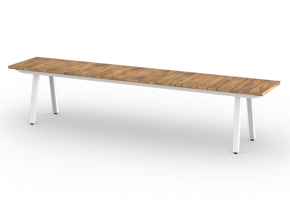 MamaGreen Maxximus Steel Teak Bench