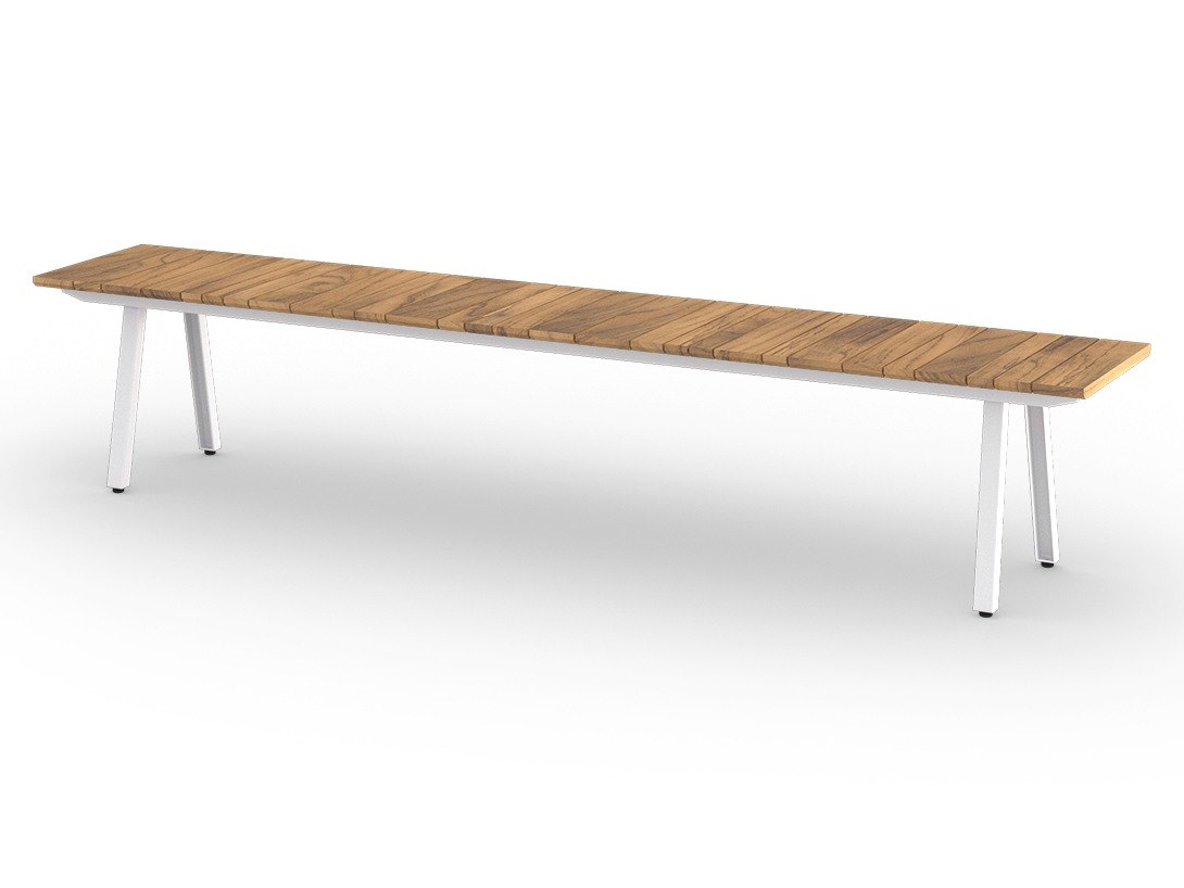 MamaGreen Maxximus Steel Teak Bench