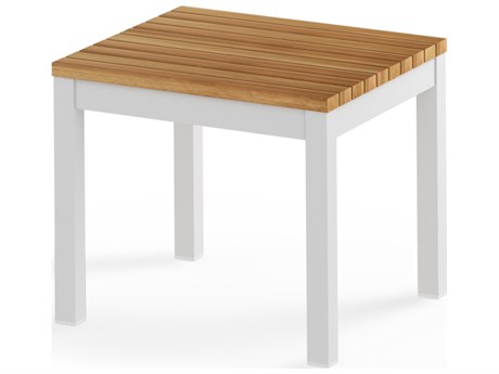 MamaGreen Ekka Aluminum 15'' Square Small End Table