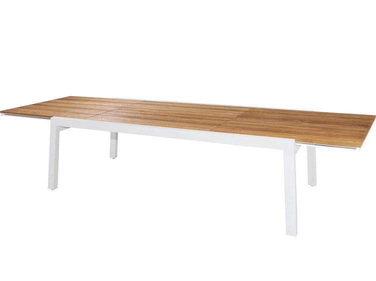 MamaGreen Baia Quick Ship Aluminum Rectangular Patio Dining Table