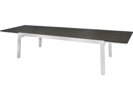 MamaGreen Baia Stainless Steel 90-141''W x 39''D Rectangular Dining Table