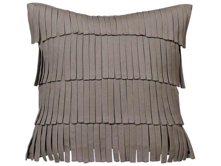 MamaGreen Fringe 17.5'' Square Pillow