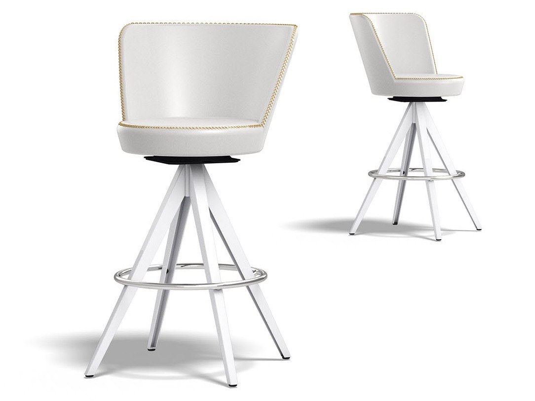 MamaGreen Stizzy Faux Leather Swivel Bar Chair