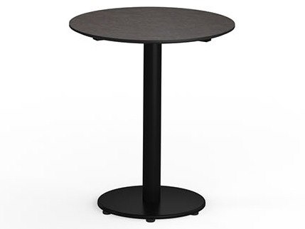 MamaGreen Stizzy Steel Round HPL Top Pedestal Side Table