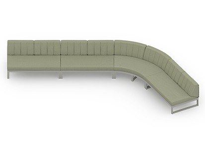 MamaGreen Munia Naya Aluminum 135 Angle Circular Lounge Set 14