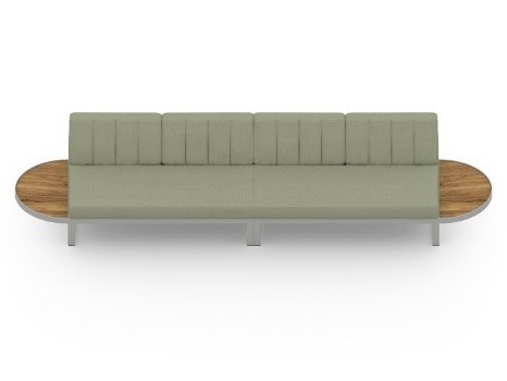 MamaGreen Munia Naya Aluminum Straight Lounge Set 3