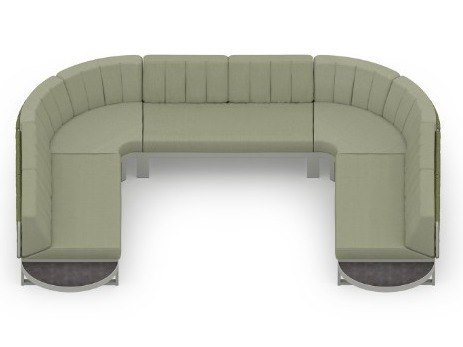 MamaGreen Munia Naya Aluminum U-Shape Lounge Set 2 (HPL)