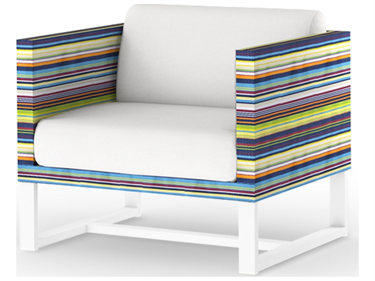 MamaGreen Stripe Aluminum Cushion Lounge Chair