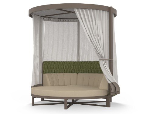MamaGreen Munia Naya Aluminum High Back Dome Daybed