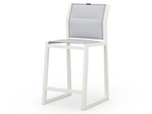 MamaGreen Allux Aluminum Padded Sling Counter Chair