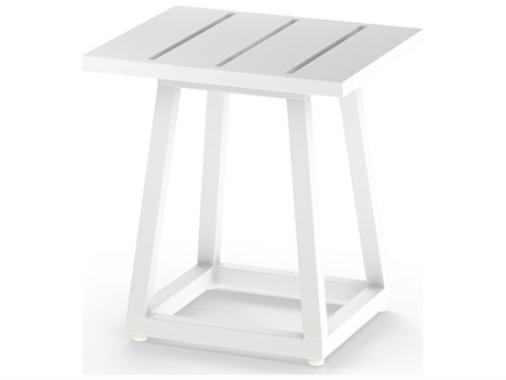MamaGreen Allux Aluminum 16'' Square Small End Table