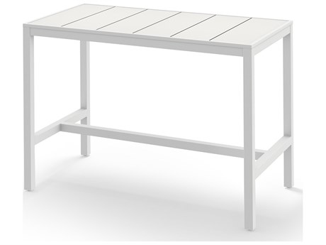 MamaGreen Allux Aluminum 59''W x 31''D Rectangular Bar Table