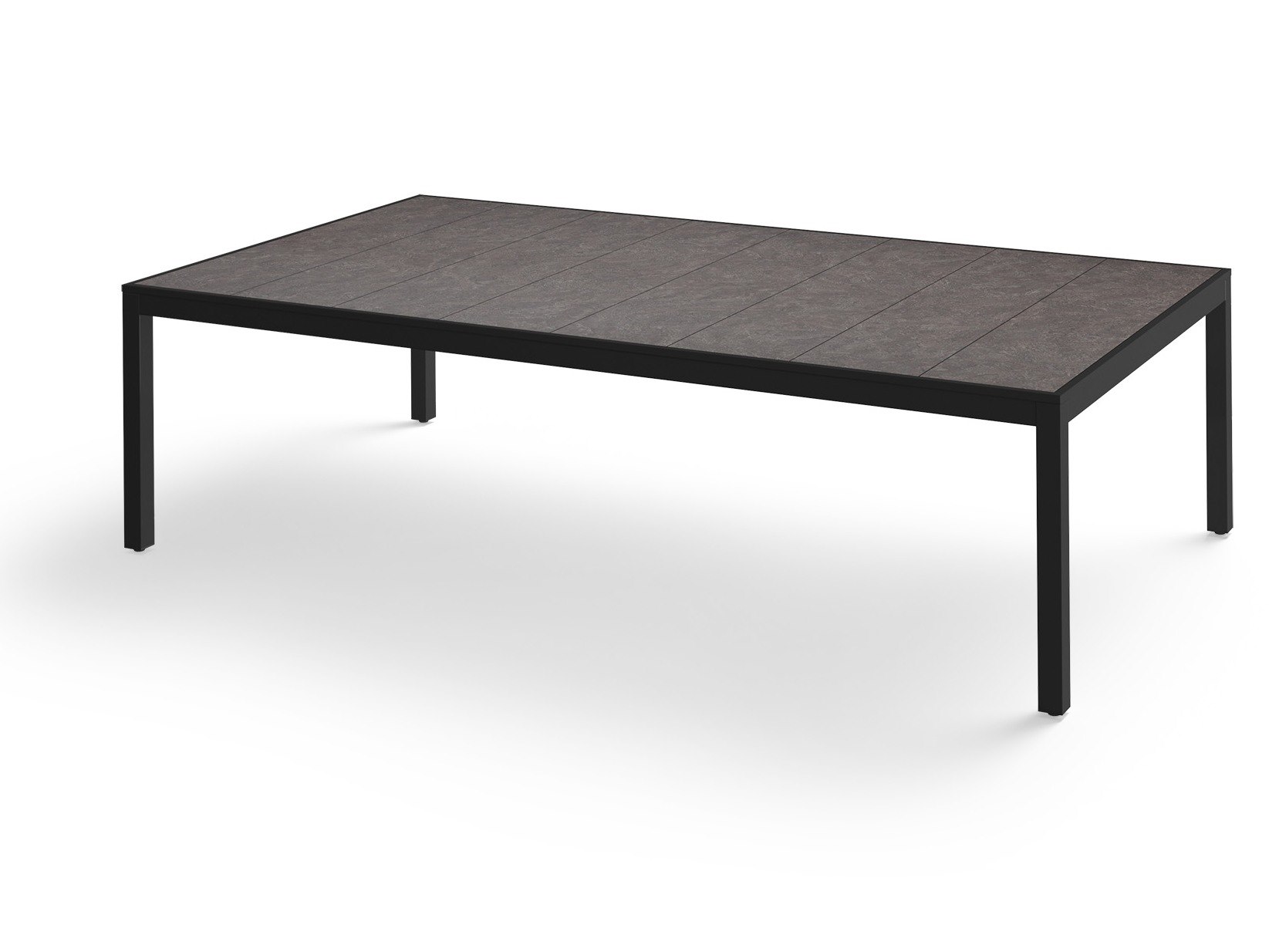 MamaGreen Allux Aluminum Rectangular HPL Top Dining Table