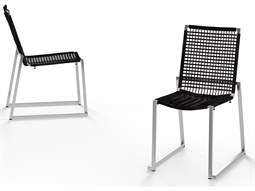 MamaGreen Olaf Stainless Steel Wicker Dining Side Chair