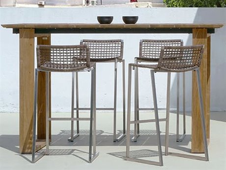MamaGreen Olaf Stainless Steel Wicker Bar set
