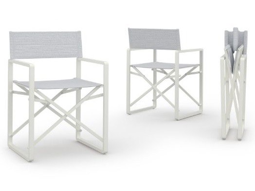 Mamagreen Prado Stainless Steel Sling Dining Arm Chair