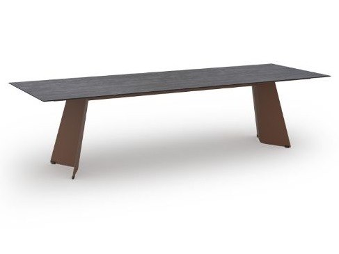 Mamagreen Prado Steel Rectangular HPL Top Dining Table
