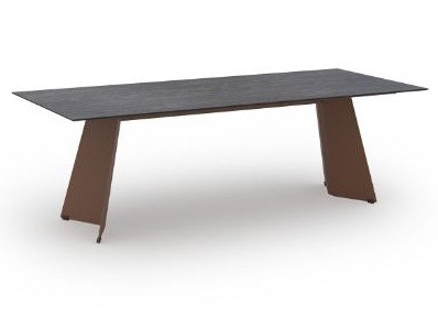 Mamagreen Prado Steel Rectangular HPL Top Dining Table