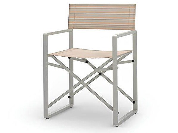 Mamagreen Prado Stainless Steel Sling Dining Arm Chair