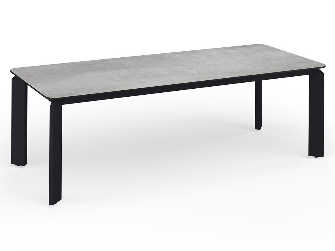 MamaGreen Titan Aluminum Rectangular HPL Top Dining Table
