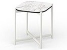 MamaGreen Titan Aluminum Square HPL Top Side Table