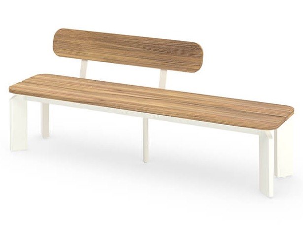 Mamagreen Titan 79" x 23" Bench with Backrest Right