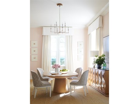 Mr. & Mrs. Howard Discus Oak Wood Dining Room Set